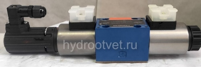 4WRE6W1-16-2X/G24K4/V - Пропорциональный распределитель с обратной связью по положению золотника без встроенной электроники Ду6, номинальный расход 16 л/мин, схема W1-